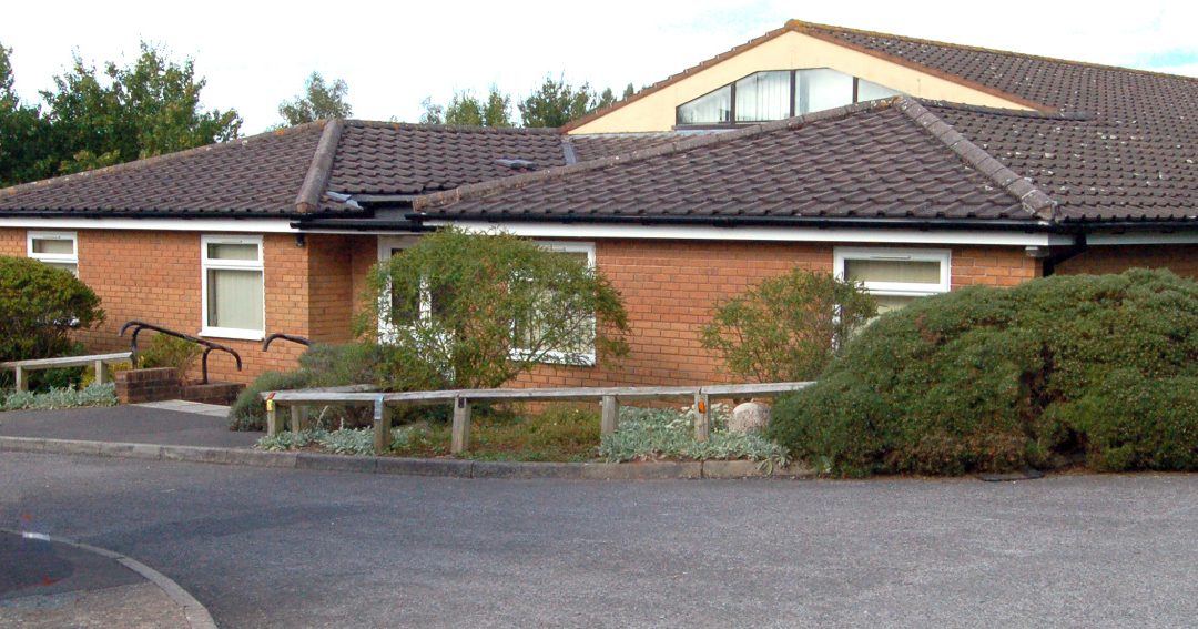 A brick built office building, which is the Dodington Parish Council office on Finch Road.