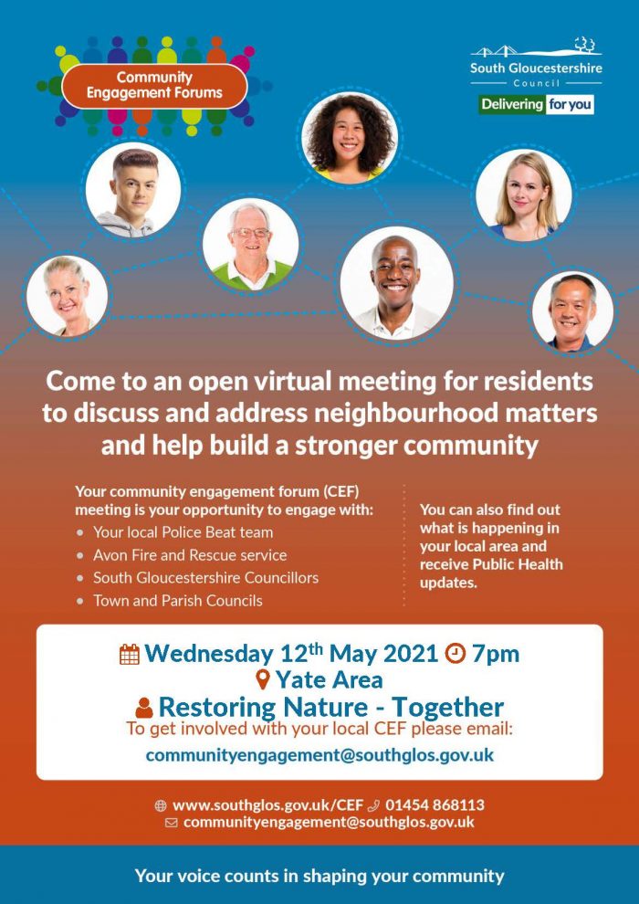Community Engagement Forum flyer