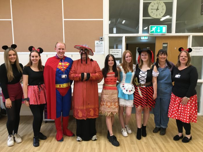 Picture of people in fancy dress 