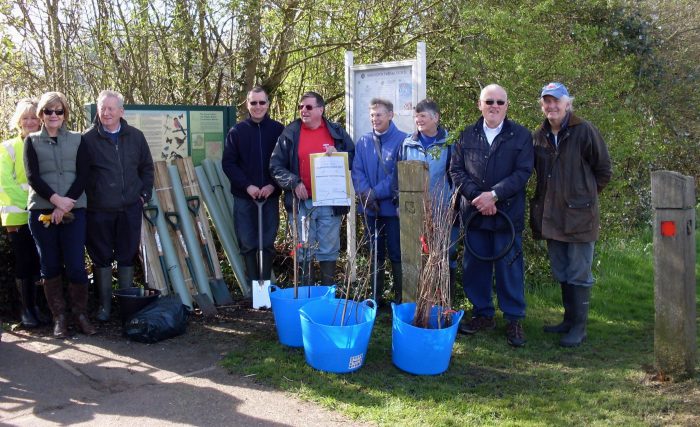 Wapley working party with certificate